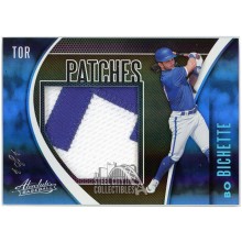 Bo Bichette 2021 Panini Absolute Patches Card #PAT-BI 1/1