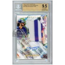 Bo Bichette 2020 Topps Inception Jumbo Rookie Patch Autograph Card #IAJP-BB 82/90 BGS 9.5 AUTO 10