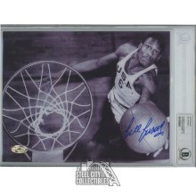 Bill Russell Autographed 8x10 U.S.F. Photo Auto Grade 10 (Blue Ink)- BAS