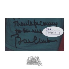 Bill Clinton Autographed Cut Photograph - JSA