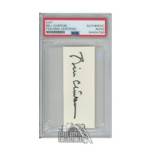 Bill Clinton Autographed Encapsulated Cut- PSA/DNA 84404789