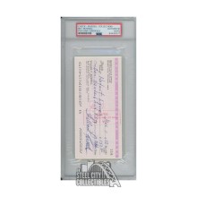 Bill Russell Autographed  6/11/70 Check Encapsulated- PSA/DNA 84496377