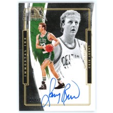 Larry Bird 2021-22 Panini Impeccable Immortal Ink Autograph Card #II-LBD 08/10