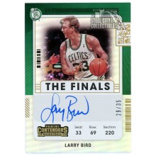 Larry Bird 2021-22 Panini Contenders The Finals Ticket Auto Card #VT-LBD 29/35