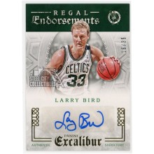 Larry Bird 2015-16 Panini Excalibur Regal Endorsements Auto #RE-LBD 16/35