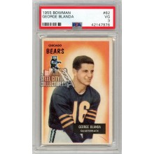 George Blanda 1955 Bowman Football Card #62 PSA 3