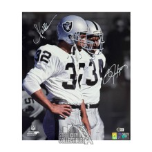 Bo Jackson / Marcus Allen Autographed Oakland 16x20 Football Photo - BAS