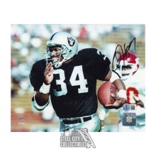 Bo Jackson Autographed Oakland Raiders 8x10 Football Photo - BAS (Horizontal)