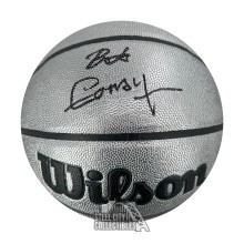 Bob Cousy Autographed Wilson Platinum Edition Basketball - BAS