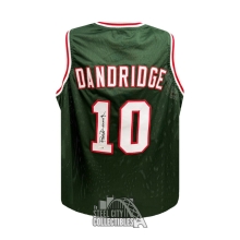 Bob Dandridge Autographed Milwaukee Custom Green Basketball Jersey - JSA