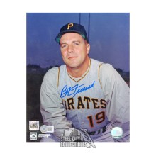 Bob Friend Autographed Pittsburgh 8x10 Photo - BAS (Kneeling)