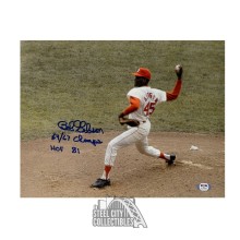Bob Gibson Autographed St. Louis W/ 2 Inscriptions Blue Ink 11x14 Photo - PSA/DNA AJ35560