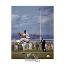 Bob Gibson Autographed 11x14 W/ HOF 81 Inscription Red Ink Photo - PSA/DNA AJ35564