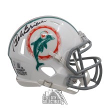 Bob Griese Autographed Miami 1972 Throwback Speed Mini Football Helmet - BAS