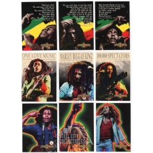 1995 Island Vibes Bob Marley The Legend 50th Anniversary 50 Card Complete Set