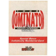 1995 Wheels Dominator Geoff Bodine Jumbo Box Topper Pack
