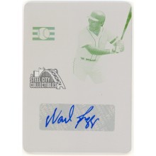 Wade Boggs 2021 Panini National Treasures Printing Plate Auto Card #HOFS-WB 1/1