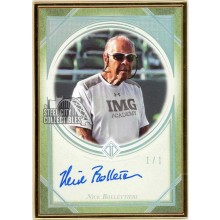 Nick Bollettieri 2020 Topps Transcendent Tennis HOF Autograph Card #TCA-NB 1/1