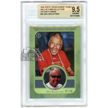 Nick Bollettieri 2020 Topps Transcendent Tennis VIP Green Card #42 /20 BGS 9.5