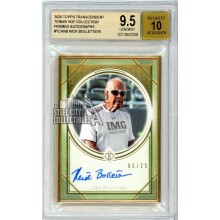 Nick Bollettieri 2020 Topps Transcendent Tennis HOF Autograph Card #TCA-NB /25 BGS 9.5