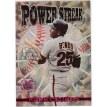 Barry Bonds 1996 Topps Stadium Club Power Streak Card #PS14