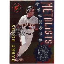 Barry Bonds 1996 Topps Stadium Club Metalists Card #M2