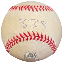 Barry Bonds Autographed Rawlings Baseball - JSA COA (Minor Browning)