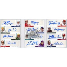 Mannining Rodgers Marino 2022 Panini National Treasures Treasure Chest 12 Autograph Booklet Card #TCS-MVP 9/10