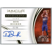Devin Booker 2015-16 Panini Immaculate Rookie Autograph Card #30 32/99