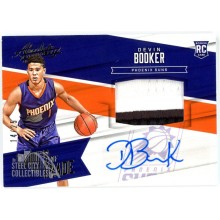 Devin Booker 2015-16 Panini Absolute Tools Rookie Patch Auto Card #TTJ-DB 14/25