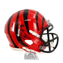 Boomer Esiason Autographed Cincinnati Bengals Speed Mini Football Helmet - BAS