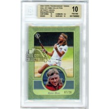 Bjorn Borg 2020 Topps Transcendent Tennis VIP Green Card #38 /20 BGS 10