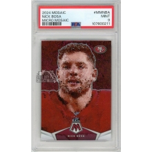 Nick Bosa 2024 Panini Mosaic Micro Mosaic Card #MM-NBA PSA 9