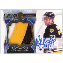 Ray Bourque 2017-18 UD The Cup Limited Logos Patch Autograph Card #LL-RB 9/10