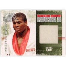 Riddick Bowe 2011 ITG Ringside Boxing Silver Trunks Card #AM-51 (White)