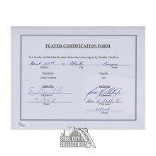Bradley Chubb Autographed 2018 Contract - JSA