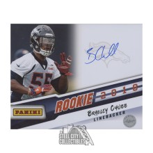 Bradley Chubb Autographed Denver Broncos 8x10 Football Photo - Panini