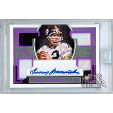 Terry Bradshaw 2018 Panini One Purple Quad Patch Autograph Card #92 2/5