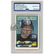 Terry Bradshaw 1983 Topps Autograph Card #358 PSA/DNA 10