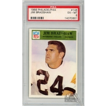 Jim Bradshaw 1966 Philadelphia Football Card #146 PSA 6 EX-MT