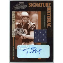 Tom Brady 2004 Playoff Absolute Memorabilia Jersey Autograph Card #SM-9 187/194