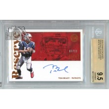 Tom Brady 2018 Panini Encased Reserve Signatures Autograph Card #RS-TB 7/10 BGS 9.5