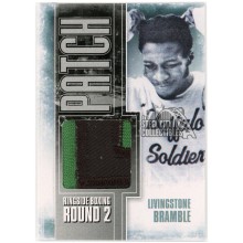 Livingstone Bramble 2011 ITG Ringside Boxing Silver Fight-Worn Patch #P-14 (B)
