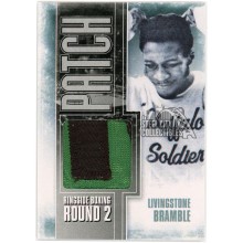 Livingstone Bramble 2011 ITG Ringside Boxing Silver Fight-Worn Patch #P-14