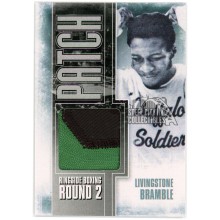 Livingstone Bramble 2011 ITG Ringside Boxing Silver Fight-Worn Patch #P-14 (C)