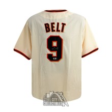 Brandon Belt Autographed San Francisco Custom Cream Baseball Jersey - BAS