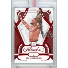 Bron Breakker 2024 Panini Flawless Ruby Card #23 6/15