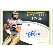 Drew Brees 2022 Panini Immaculate Collegiate Ink Auto 5/10