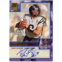 Drew Brees 2001 Topps Reserve Rookie Autograph Card #TR-DB