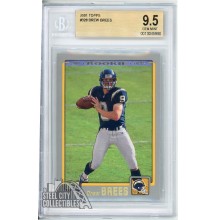 Drew Brees 2001 Topps Rookie Card #328 BGS 9.5 Gem Mint